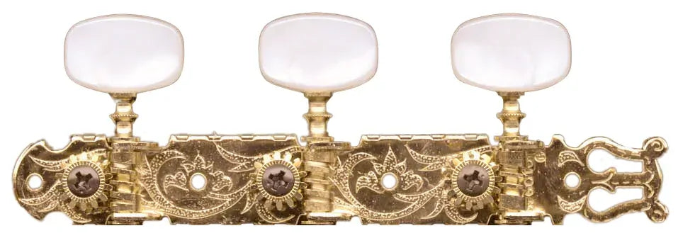 Gotoh G250 Classical Machine Heads 3-A-Side 35mm Gold — view 2
