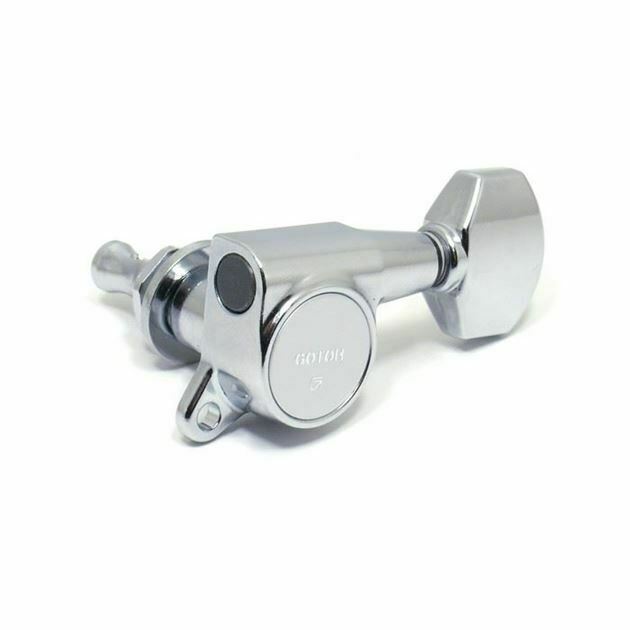 GOTOH - Electric Guitar Machine Heads, 6-in-line Small Chrome Complete Set