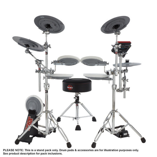 Gibraltar 6700 Series E-Drum Kit Hardware Stand Package with Quad Platform Stands and Mounting Arms