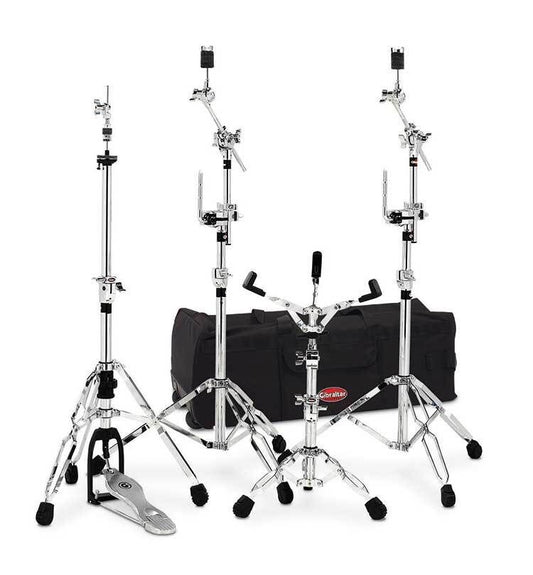 Gibraltar G6 Series Drum Hardware Gig Pack with 33" Rolling Bag and Stands