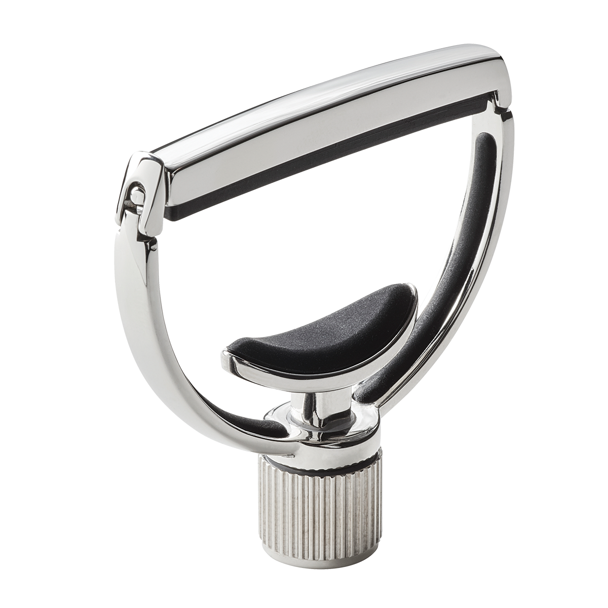 G7th Heritage Standard Silver Capo with Adaptive Radius Technology, Leather Pouch, Polishing Cloth, Gift Box - Traditional Yoke Style