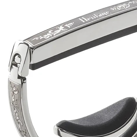 G7th Heritage Standard Silver Capo with Adaptive Radius Technology, Leather Pouch, and Polishing Cloth — view 2