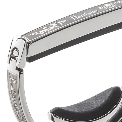 G7th Heritage Standard Silver Capo with Adaptive Radius Technology, Leather Pouch, and Polishing Cloth — view 2