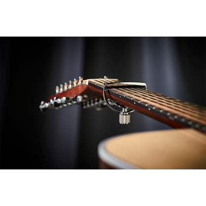 G7th Heritage 12-String Capo Style 1 with Adaptive Radius Technology and Leather Pouch — view 3