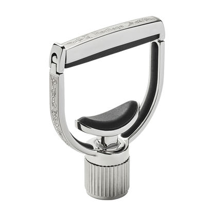 G7th Heritage Banjo Standard Silver Capo Style 3 with Adaptive Radius Technology and Engraving Options