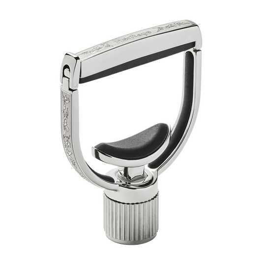 G7th Heritage Banjo Standard Silver Capo Style 3 with Adaptive Radius Technology and Engraving Options