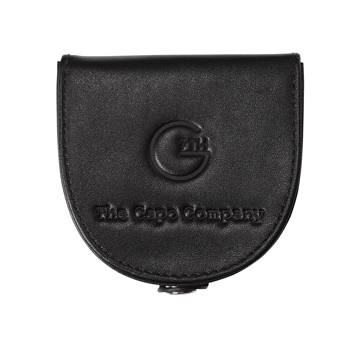 G7th Heritage Banjo Wide Silver Capo with Adaptive Radius Technology and Leather Pouch — view 3