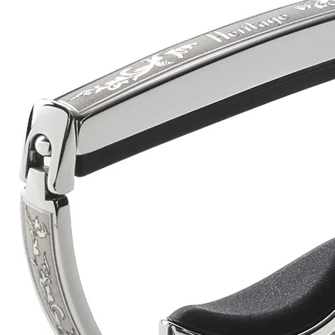 G7th Heritage Wide Silver Capo with Adaptive Radius Technology and Leather Pouch — view 2