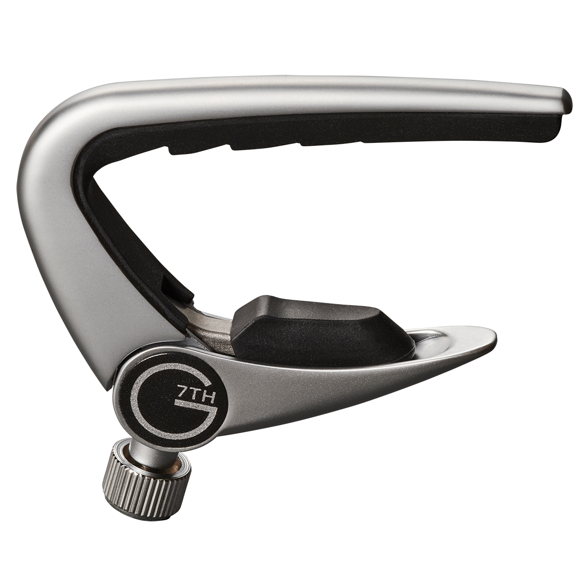 G7 Newport 12 String Capo with Compensated String Pad - Silver