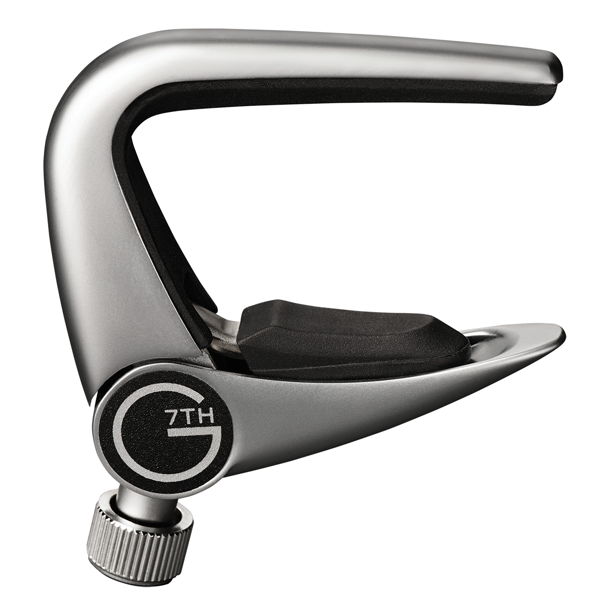 G7 Newport Banjo Capo - Silver, Adjustable Tension, Lightweight Design, Quick-Release Lever, Ideal for Traditional & Modern Banjos