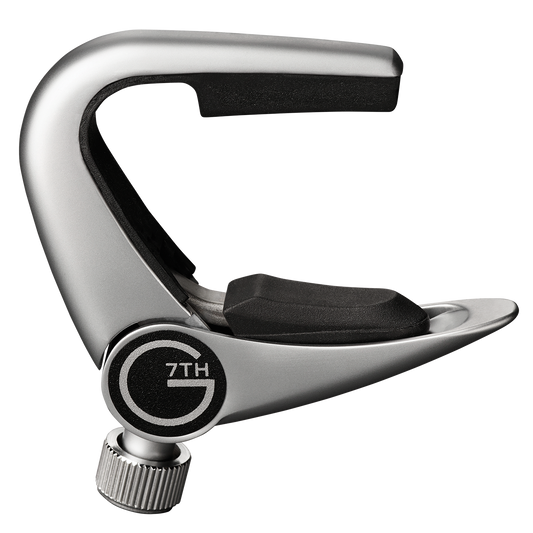 G7th Newport Partial Capo #3 - Lightweight, Low Profile with Flip Lever for 6, 12 String, Banjo & Mandolin, Designed for Easy Tension Adjustments