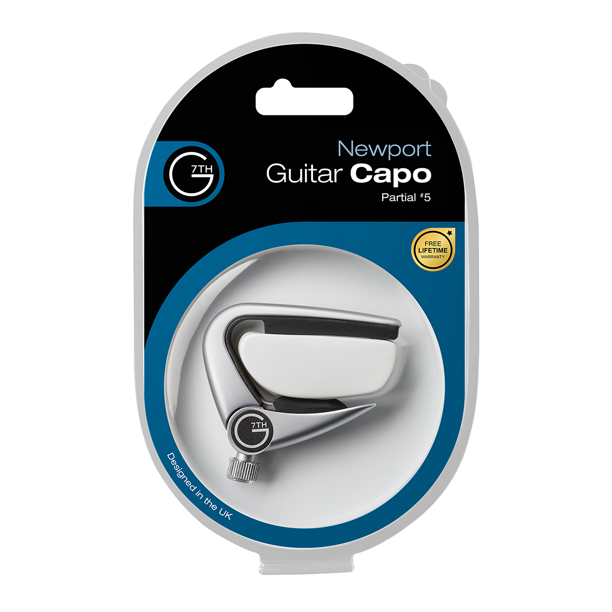 G7th Newport Partial Capo for 6, 12 Strings, Banjo & Mandolin - Lightweight, Low Profile, Quick-Release, Tension Adjustable, Silicone Pads — view 2
