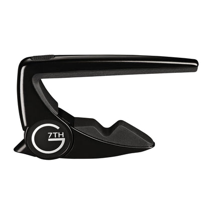 G7 Performance 2 Classic Capo - Black for Classical Guitars, One-Handed Use