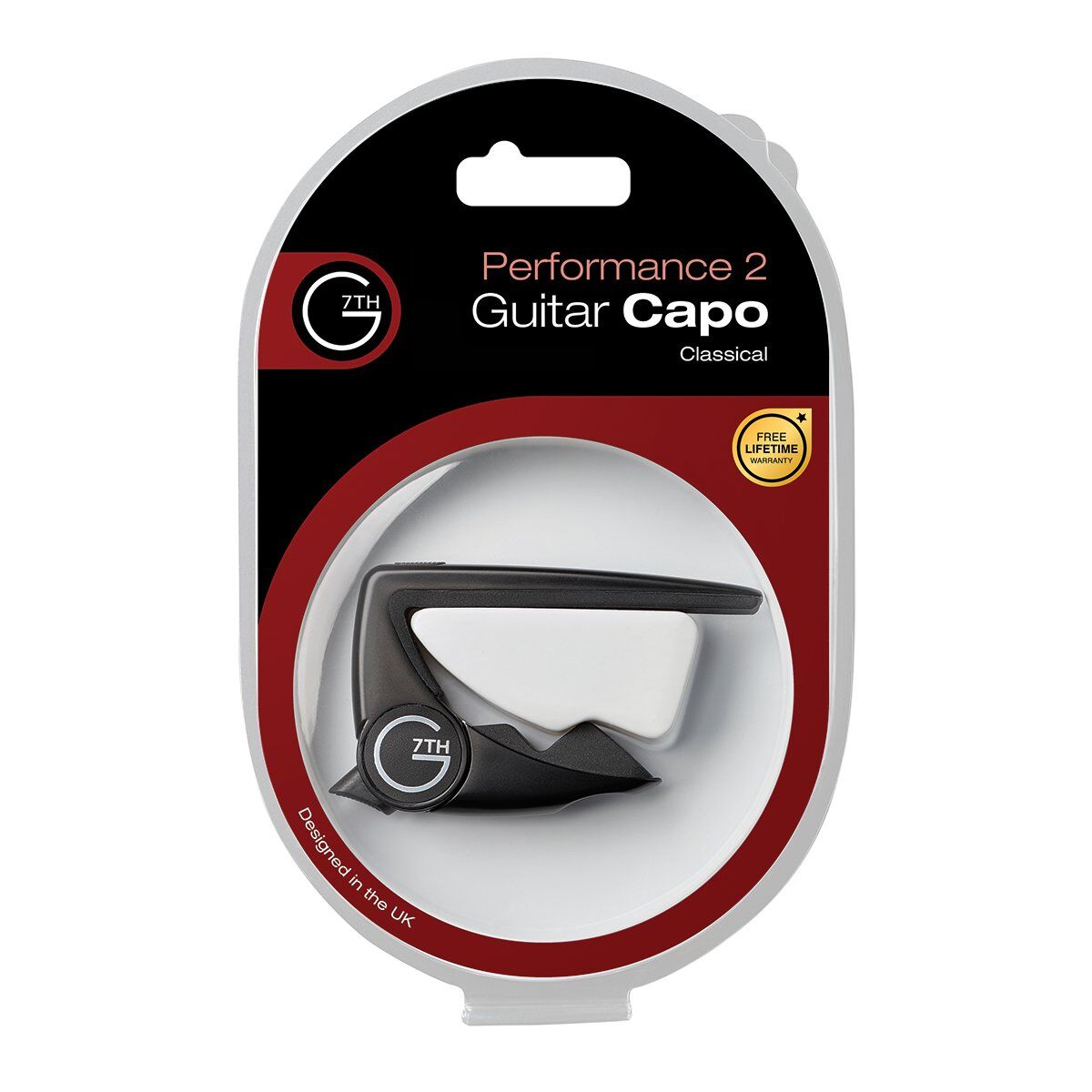 G7 Performance 2 Classic Capo - Black for Classical Guitars, One-Handed Use — view 2