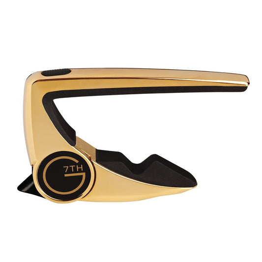 G7 Performance 2 Classic Capo - Gold for Classical Guitars, One-Handed Action