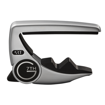 G7th Performance 3 Silver Guitar Capo with Adaptive Radius Technology and Unique Tension Control