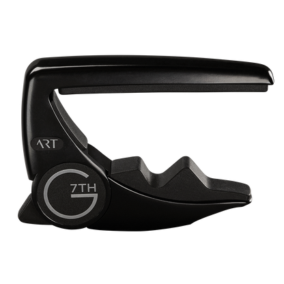 G7 Performance 3 Black Guitar Capo with Adaptive Radius Technology and Unique Tension Control