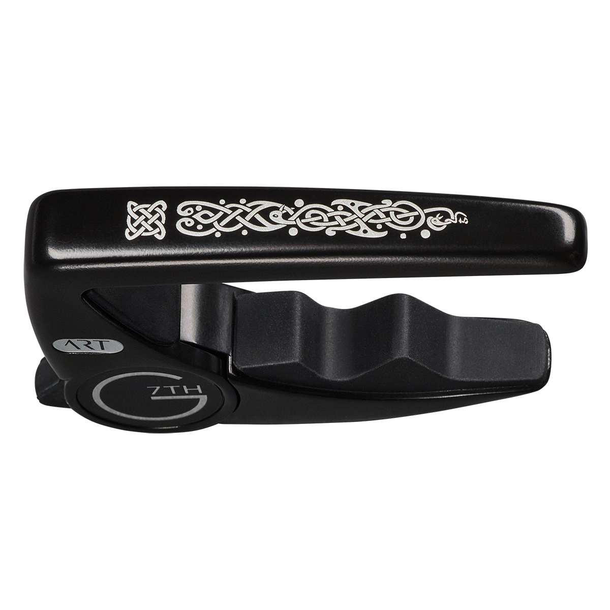 G7 Performance 3 Celtic Black Steel String Guitar Capo — view 2