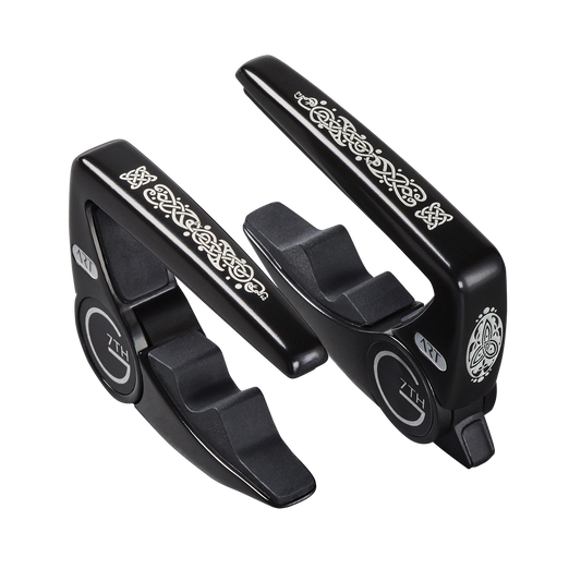 G7 Performance 3 Celtic Black Steel String Guitar Capo