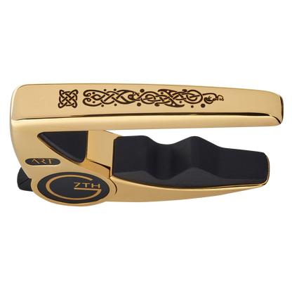 G7 Performance 3 Celtic Gold Guitar Capo with Adaptive Radius Technology and Unique Tension Control — view 3
