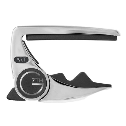 G7 Performance 3 Limited Edition Chrome Guitar Capo with ART technology and Tension Control for steel string guitars