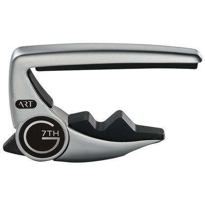 G7 Performance 3 Silver Classical and Wide Neck Guitar Capo for Flamenco, 7-string, and 8-string Guitars with Unique Tension Control