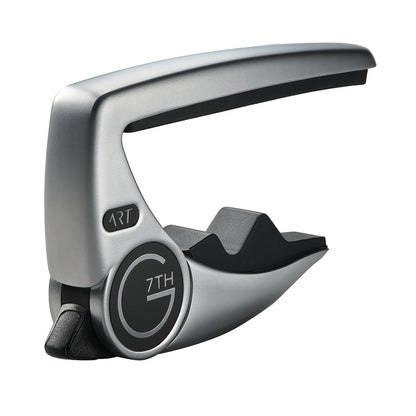 G7 Performance 3 Silver Classical and Wide Neck Guitar Capo for Flamenco, 7-string, and 8-string Guitars with Unique Tension Control — view 2