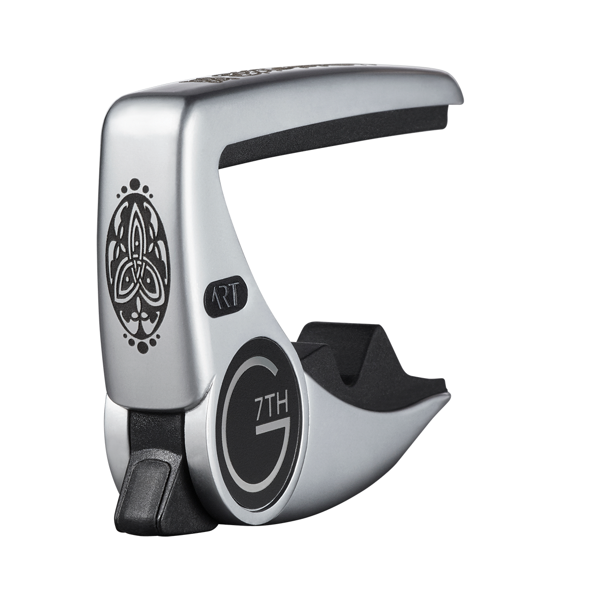 G7 Performance 3 Celtic Silver Guitar Capo with Adaptive Radius Technology and Unique Tension Control — view 2
