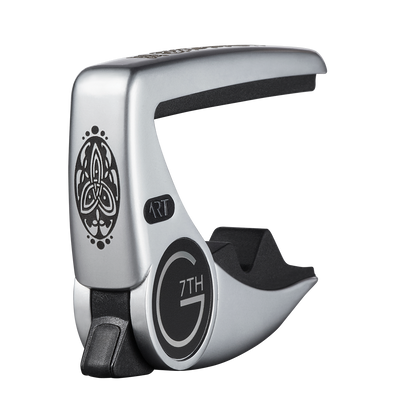 G7 Performance 3 Celtic Silver Guitar Capo with Adaptive Radius Technology and Unique Tension Control — view 2