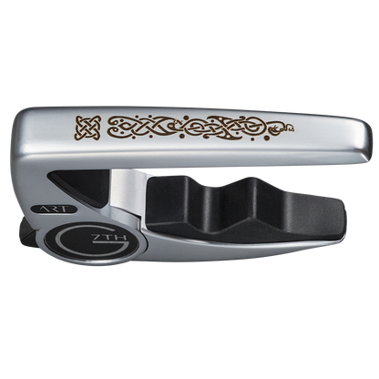 G7 Performance 3 Celtic Silver Guitar Capo with Adaptive Radius Technology and Unique Tension Control — view 3