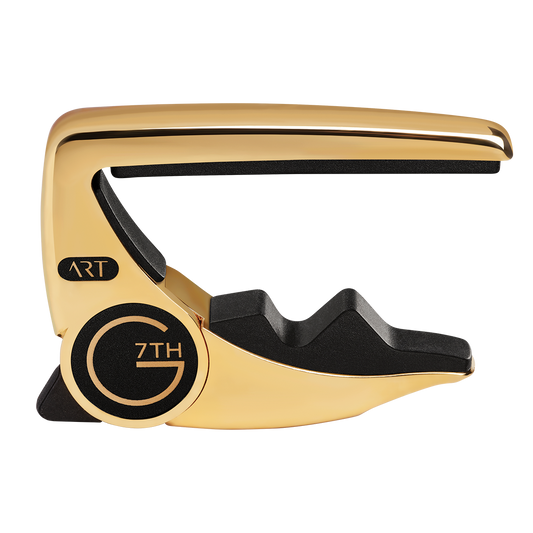 G7 Performance 3 18kt Gold-Plated Guitar Capo with Adaptive Radius Technology and Unique Tension Control
