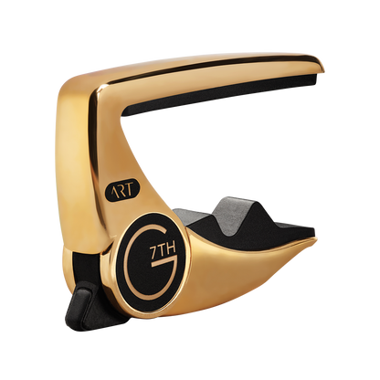 G7 Performance 3 18kt Gold-Plated Guitar Capo with Adaptive Radius Technology and Unique Tension Control — view 2