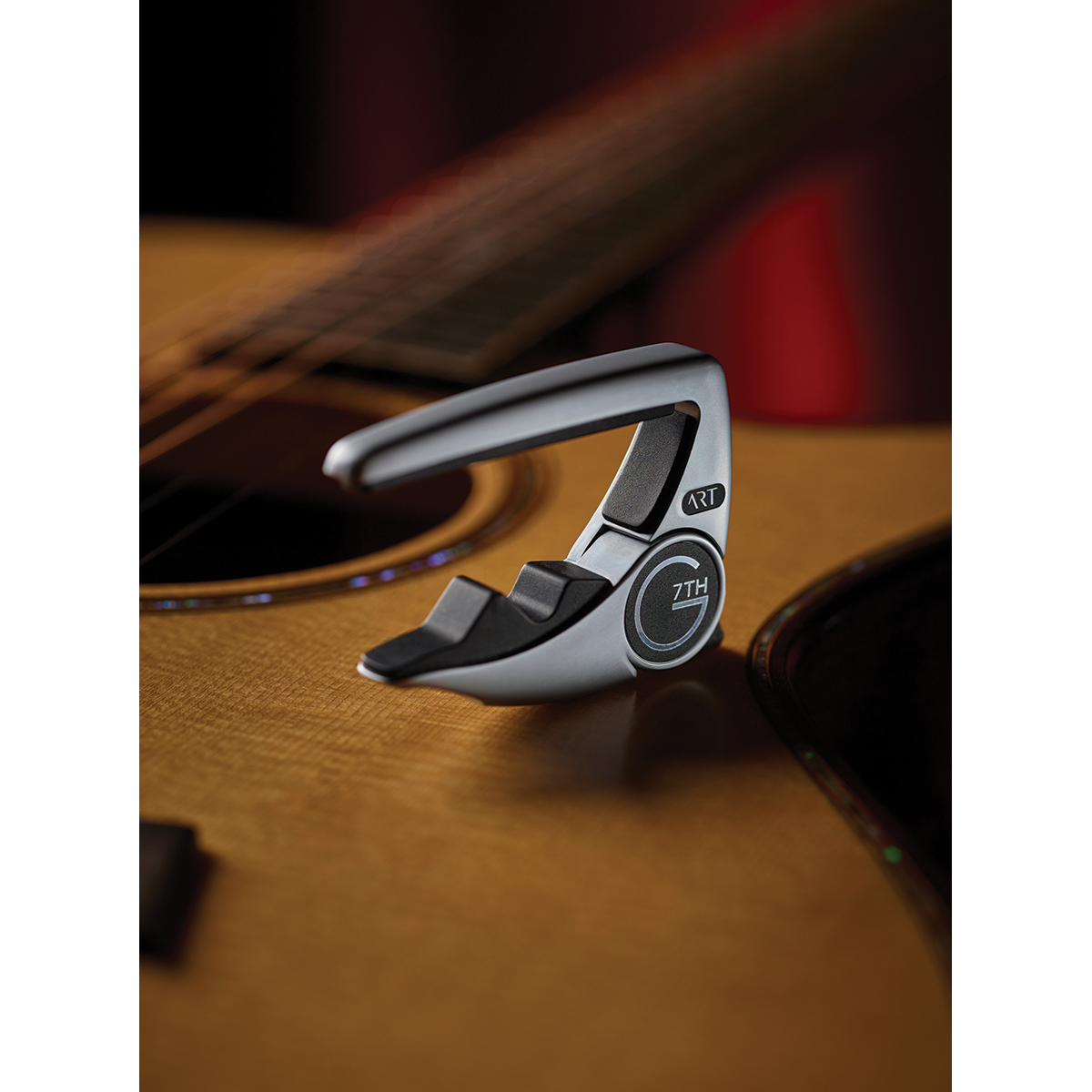 G7th Performance 3 Silver Guitar Capo with Adaptive Radius Technology and Unique Tension Control — view 4