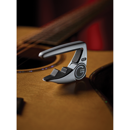 G7th Performance 3 Silver Guitar Capo with Adaptive Radius Technology and Unique Tension Control — view 4