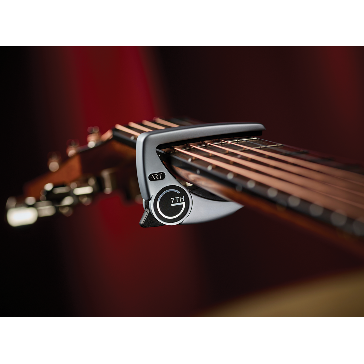 G7th Performance 3 Silver Guitar Capo with Adaptive Radius Technology and Unique Tension Control — view 6