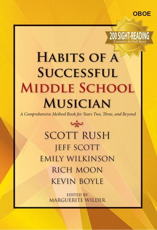 Habits of a Successful Middle School Musician — Oboe (GIA Publications)