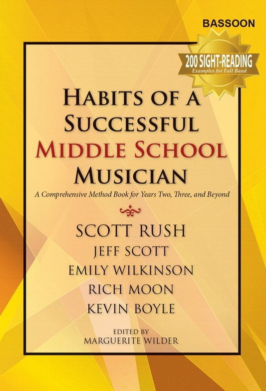 Habits of a Successful Middle School Musician — Bassoon (GIA Publications)