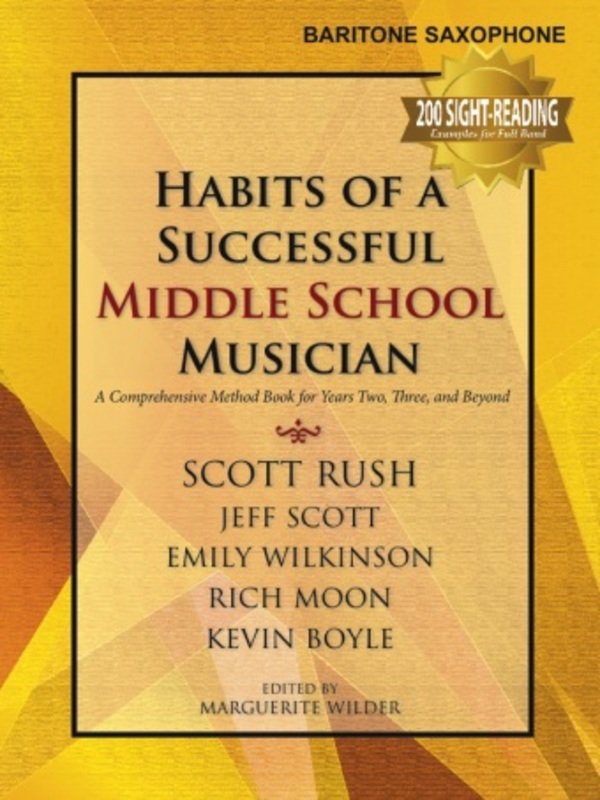 Habits of a Successful Middle School Musician — Baritone Saxophone (GIA Publications)