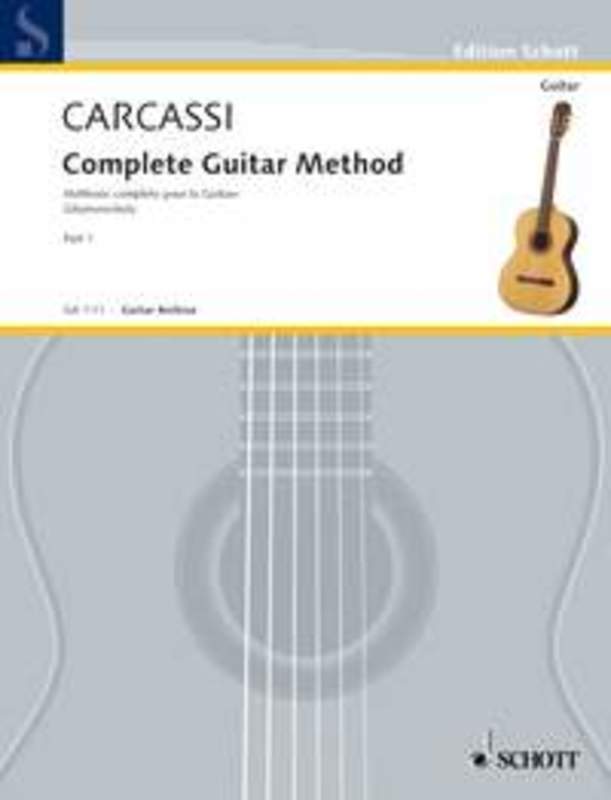 Carcassi Complete Guitar Method Book 1 English Edition (Softcover Book)
