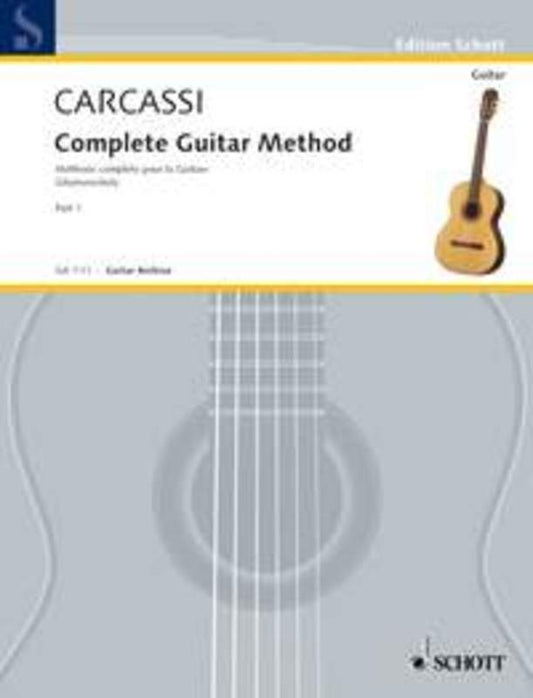 Carcassi Complete Guitar Method Book 1 English Edition (Softcover Book)