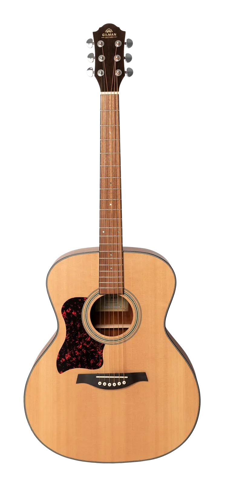 Gilman GA10LH Left Hand Acoustic Guitar Grand Auditorium Gloss Finish — view 4