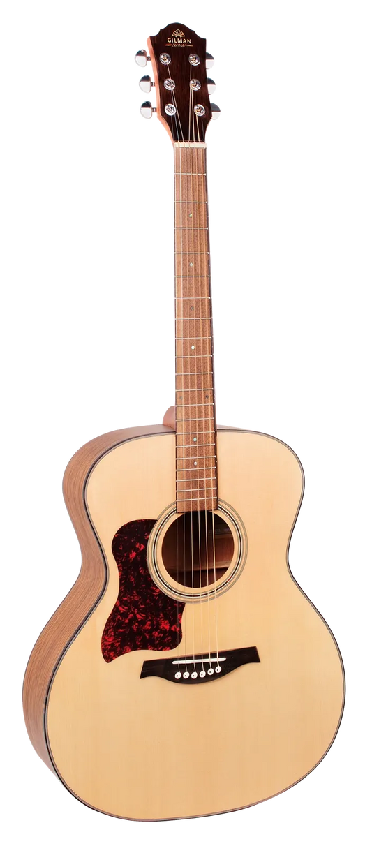 Gilman GA10LH Left Hand Acoustic Guitar Grand Auditorium Gloss Finish