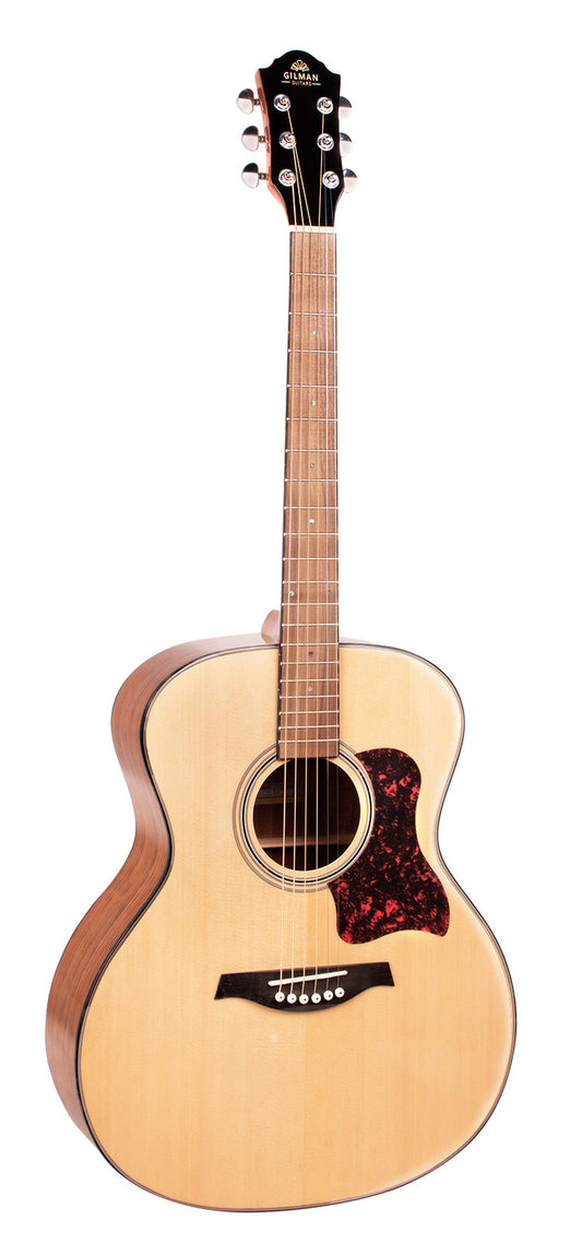 Gilman Grand Auditorium Acoustic Guitar. Natural Gloss. Spruce top, walnut back and sides.