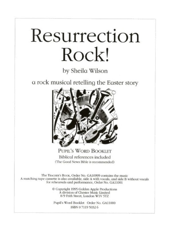 Wilson Ressurection Rock Pupils Book