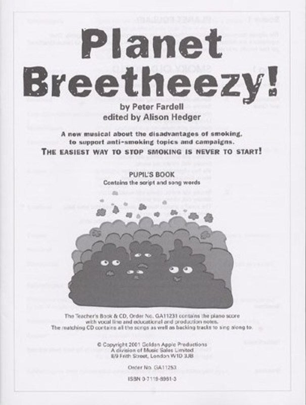 Planet Breetheezy! Musical Pupil Book Fard
