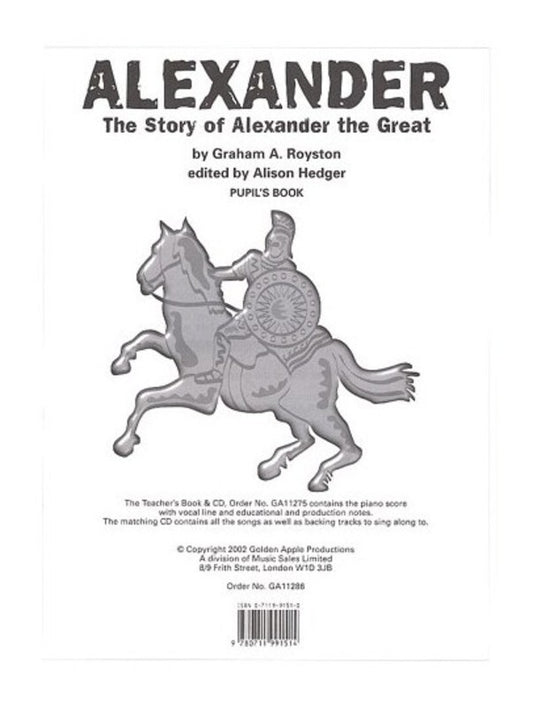 Alexander The Great 6 Songs Pupil Book