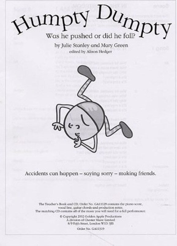 Humpty Dumpty Musical Pupil Book