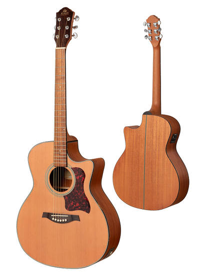 Gilman GA12CE Acoustic Electric Guitar with Fishman Isys+ Preamp System — view 4