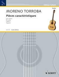 Moreno-Torroba - Pieces Caracteristiques Vol 1 for Guitar by Schott Music
