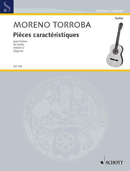 Characteristic Pieces Book 2 Guitar Book